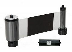 Черная лента с оверлеем (KO) на 3000 оттисков с чистящим роликом; для принтера Advent SOLID 700 в Оренбурге