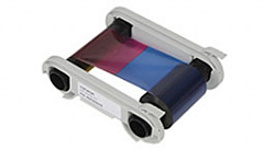 Полноцветная лента  (YMCKOK) для двусторонней печати на 200 оттисков с чистящим роликом в Оренбурге